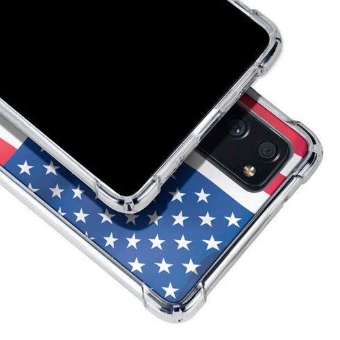 USA Flag American Flag Galaxy S20 FE Clear Case